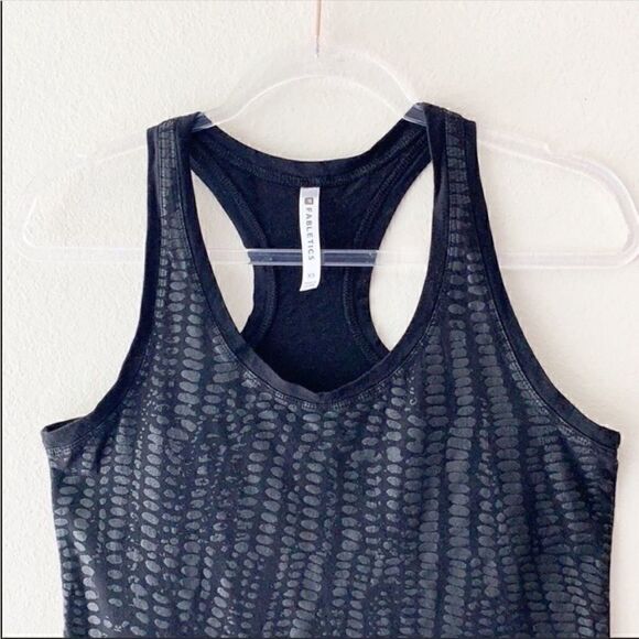 Fabletics Black Animal Foil Print Tank Top - Picture 4 of 7